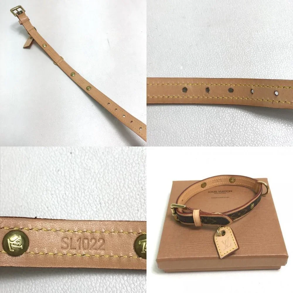 LOUIS VUITTON M58072 Monogram Collier BaxterPM Dog Collar